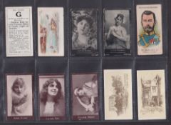 Cigarette cards, 35 scarcer / unusual cards issuers A-B including Actresses Anonymous (5), Archers