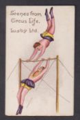 Cigarette card, Lusby, Scenes from Circus Life, ref. H264, picture no 16 (gd) (1)
