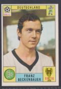 Trade sticker, Panini, Mexico 70, Germany, type, Franz Beckenbauer (gd/vg) (1)