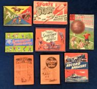 Trade issues, a collection of 8 giveaway booklets, Amalgamated Press Sportsmen of the World (
