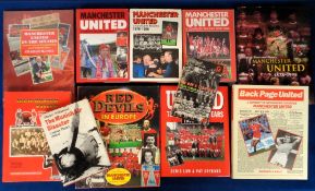 Manchester Utd, a collection of 26 mostly hard backed books inc. 3 Breedon Complete Record