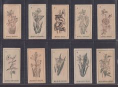 Cigarette cards, China, Liem Seeng Tee, 39 cards from 3 series; Flowers (numbered) 24/25 missing