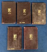 Football League Handbooks, a collection of five Football League Handbooks for seasons 1931-32,