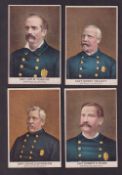 Cigarette cards, USA, Buchner, Police Inspectors & Captains and Chiefs of Fire Departments in
