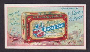 Cigarette card, Smith's, Advertisement card, type card with advert for 'Bugle Call Mixture',