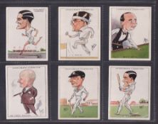 Cigarette cards, Churchman's, Men of the Moment in Sport, 2nd Series, 'L' size, inc. Walter Hagen,