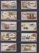 Cigarette cards, Faulkner's, Angling, (set, 25 cards) (gd)