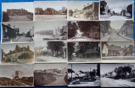 Postcards, Suffolk, a selection of 29 cards, the majority RPs inc. Griffin Inn Yoxford, Mill St