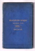 Blackburn Rovers FC, a bound booklet from the Blackburn Rovers FC Grand Bazaar, February/March 1895.