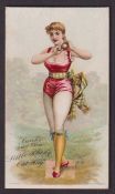 Cigarette card, USA, Geo. Young, Baseball & Sea Shore Scenes, 'X' size, type card, ref. N360 picture