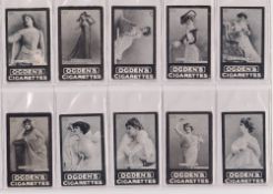 Cigarette cards, Ogden's Tabs Leading Artists of the day, plain backs, numbered on front, 35 cards