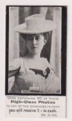 Cigarette card, M. White & Co, Actresses, 'BLARM', type card, Avril (gd/vg) (1)
