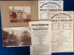 Reading and Wantage, 2 posters, 1 for the opening of the Royal Berkshire Hospital on Monday May 27th