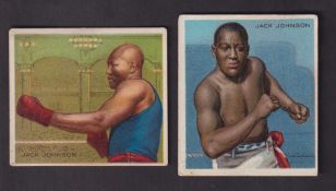 Cigarette cards, USA, ATC, Champion Athlete and Prize Fighter Series, 'L' size, Prize Fighters only,