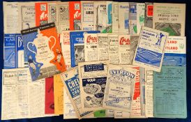 Football programmes, a collection of approx. 50 1940/50's programmes inc. Birmingham v Blackpool FAC