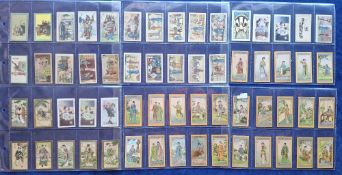Cigarette cards, China, 134 cards from various series, all with printed backs, with no English