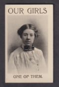Cigarette card, Finlay & Co, Our Girls, type card, ref. H170, picture no 2 (gd) (1)