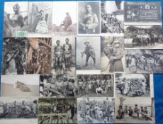 Postcards, Foreign Social History, inc. Cheetah Hunting India, Ethnic Nudes, Paris Nouveau Les