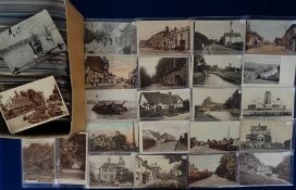 Postcards, a collection of approx. 500 cards, the majority UK topographical from Hertfordshire,