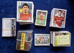Trade stickers, Football, approx. 1000 stickers in part sets including Panini Brazil 2014 World
