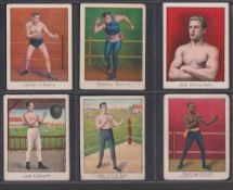 Cigarette cards, USA, ATC, Champion Athlete and Prize Fighter Series, Prize Fighters only, ref.