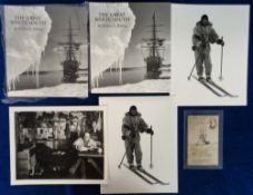 Ephemera, Polar Exploration, Scott 1912, original memoriam RP postcard by Rotary, together with 8