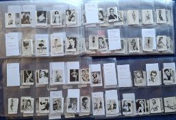 Trade cards, over 330 FPF Greetings cards, K size, most appear different many stars noted