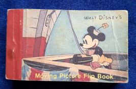 Anonymous trade issue, Walt Disney's Moving Picture Flip Book Published by Funtime, Featuring 2