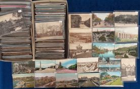 Postcards, a mixed age collection of over 1100 cards, mostly Lake District, Yorkshire and
