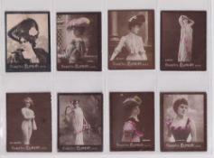 Cigarette cards, Algeria, Climent, Photo Cards, Actresses, 'M' size, various series, 55 cards (