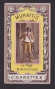 Cigarette card, Muratti, Beauties 'CHOAB', 'P' size (Plain back), type card, ref. H21, picture no 39