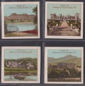 Cigarette cards, Salmon & Gluckstein, Castles, Abbeys & Houses (Brown Back), 'X' size (set, 30