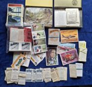 Cigarette & Trade cards, Few hundred cards including Jet Race Bulletin (set 10 cards), Chix Military