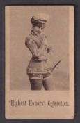 Cigarette card, Robinson & Barnsdale, Beauties, Highest Honors ('Virginia'), type card, ref. H379,
