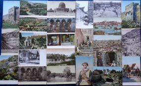 Postcards, Israel, a collection of approx. 120 cards to include ethnic people, views of Tiberias,