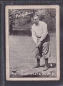 Trade card, Picture House Theatre Ipswich, Bobby Jones - How I Play Golf type card no. 12 'A