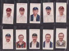 Cigarette cards, Wills Cricketers 1908 (all with small 's') (set 50 cards) (gd)