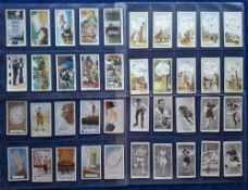 Cigarette cards, 14 sets, Churchman (3, Kings of Speed, Civic Insignia, Well Known Ties 1st),