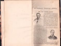 Book, Routledge's Sporting Annual 1882-83, 128 pages packed with facts & figures relating to