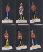 Cigarette cards, Drapkin, Soldiers & Their Uniforms, shaped (set 25 cards) Crayol fronts except '