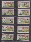 Cigarette cards, Churchman's, Footballers (Coloured) (set, 50 cards) (gd)