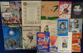 Entertainment, approx. 290 theatre programmes, flyers and posters dating from the early 20th to