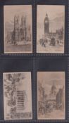 Cigarette cards, Morris, London Views, four type cards each with different back, Westminster