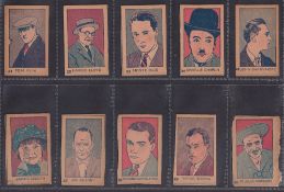 Trade cards, USA, Strip Cards, a collection of 51 different strip cards inc. Cinema, Sport, Aviators