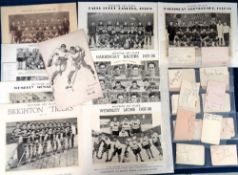 Ice Hockey, a collection of 7 Souvenir Art Plates issued with Ice Hockey World & Skating Review