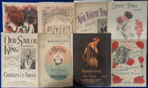 Entertainment, Sheet Music, a selection of 100 Victorian items with illustrated covers to include