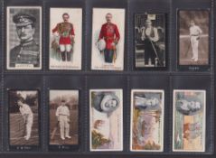 Cigarette cards, Smith's, 20 scarce type cards, Boer War Series (Black & White, 1), (Coloured, 2),