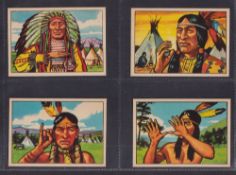 Trade cards, Maple Leaf Gum, Totem Pole Talking Signs, 'L' size (set, 50 cards) (vg)