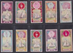 Cigarette cards, Lambert & Butler, International Yachts, America v England since 1871 (set, 20