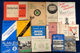 Football handbooks & booklets, a collection of 15 handbooks & booklets inc. 'From Fosse to City,